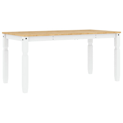 Tavolo da Pranzo Corona 160x80x75 cm in Legno Massello di Pino
