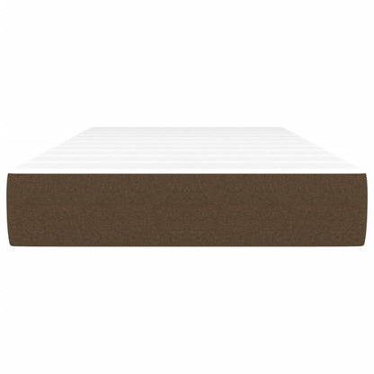 Materasso Molle Insacchettate RigiditÃ  Media Marrone Scuro 120x190x20 Tessuto