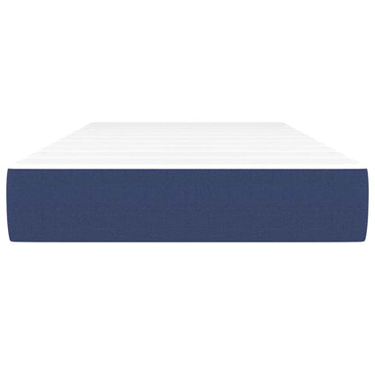 Materasso a Molle Insacchettate RigiditÃ  Media Blu 120x190x20 cm in Tessuto