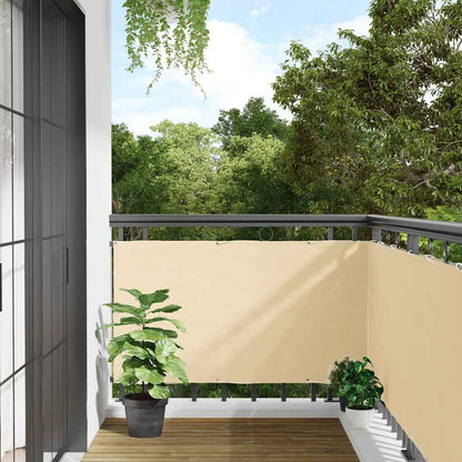 Paravento da Balcone Crema 800x75 cm in PVC