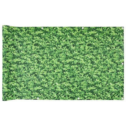 Paravento da Balcone con Aspetto Pianta Verde 700x75 cm PVC