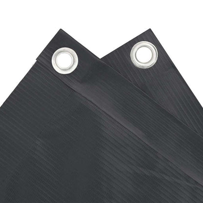 Paravento da Balcone Antracite 500x90 cm in PVC