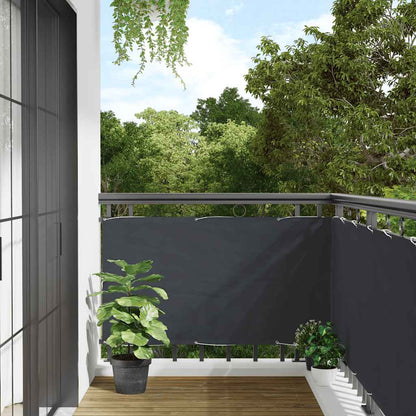Paravento da Balcone Antracite 700x90 cm in PVC