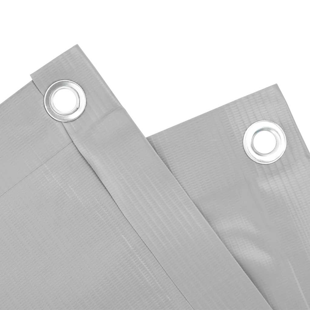 Paravento da Balcone Grigio 400x90 cm in PVC