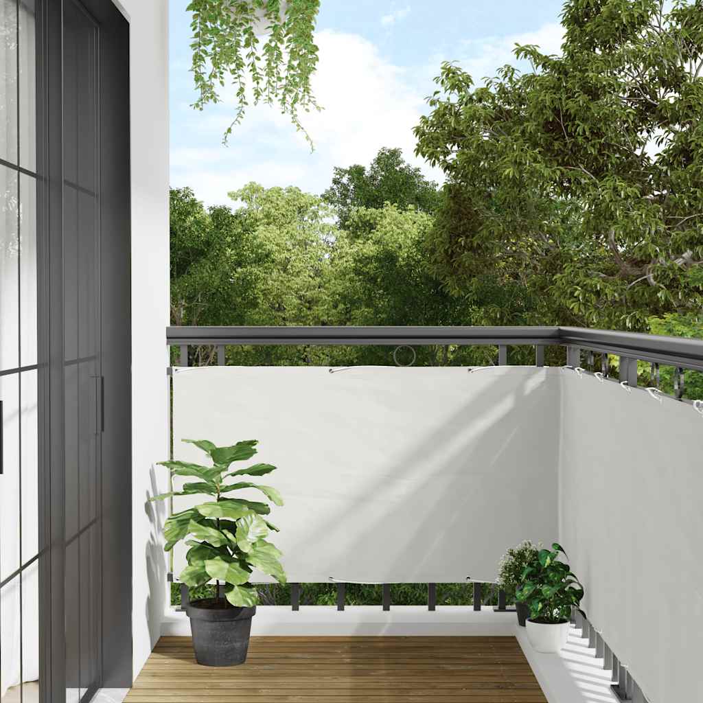 Paravento da Balcone Bianco 800x90 cm in PVC