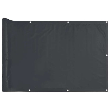 Paravento da Balcone Antracite 600x120 cm in PVC