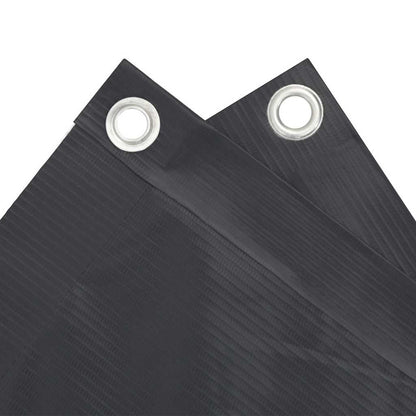 Paravento da Balcone Antracite 600x120 cm in PVC