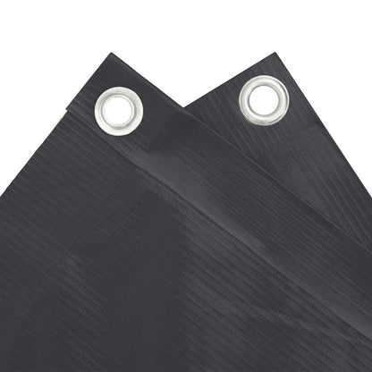 Paravento da Balcone Antracite 700x120 cm in PVC