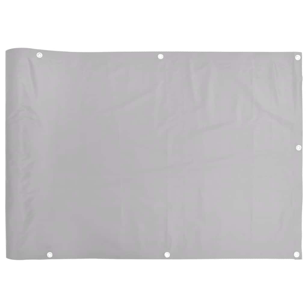 Paravento da Balcone Grigio 500x120 cm in PVC