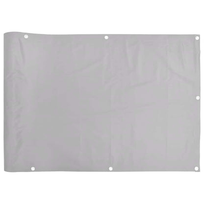 Paravento da Balcone Grigio 500x120 cm in PVC