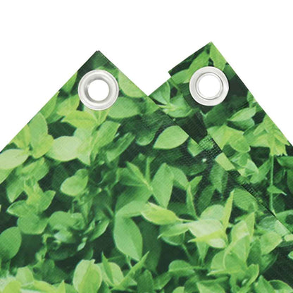 Paravento da Balcone con Aspetto Pianta Verde 700x120 cm PVC