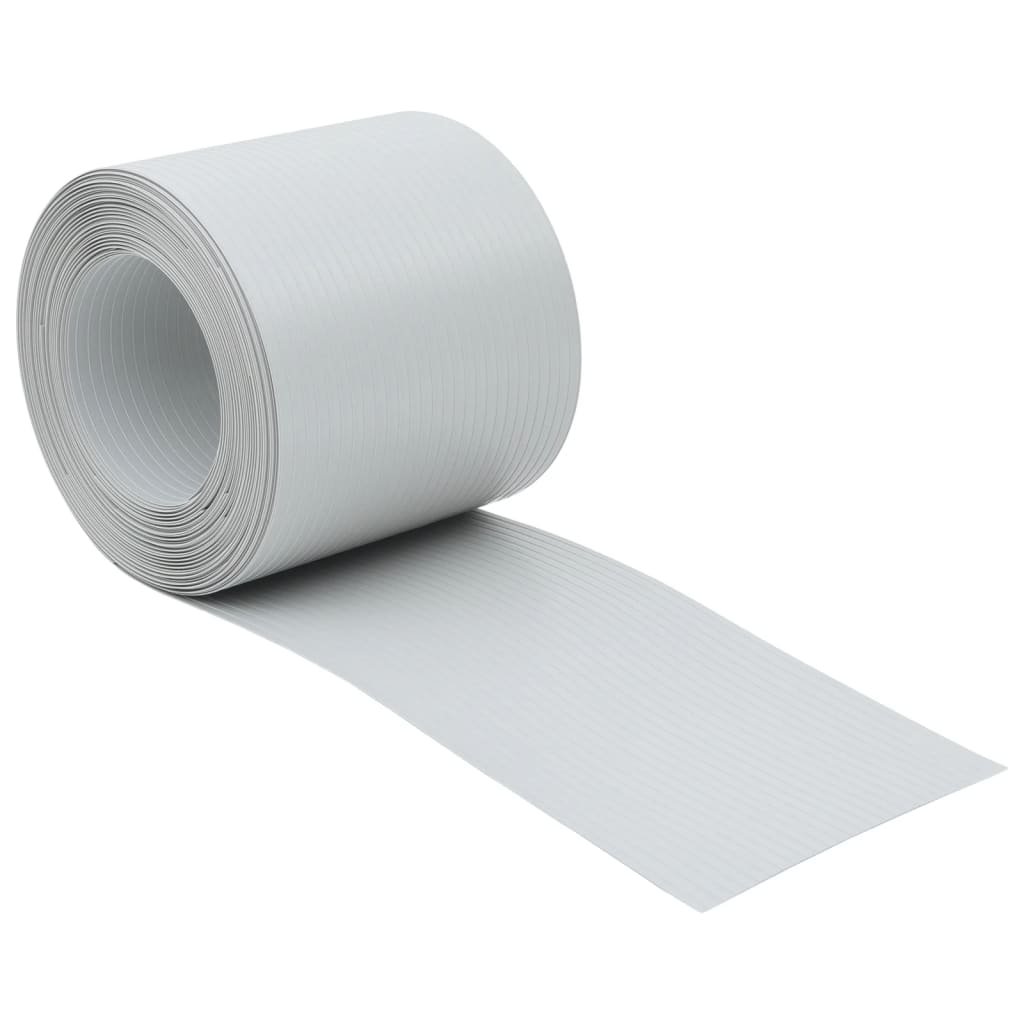 Schermi Privacy da Giardino 10 pz Grigio Chiaro 252,5x19 cm PVC