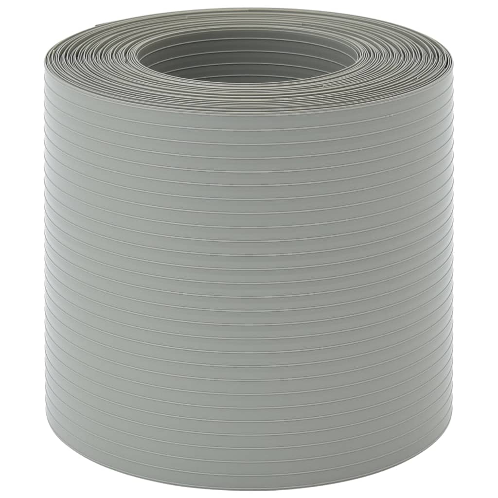 Schermi Privacy da Giardino 10 pz Grigio Pietra 252,5x19 cm PVC