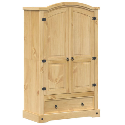 Armadio "Corona" 101x52x170 cm Legno Massello di Pino