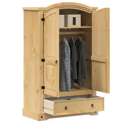 Armadio "Corona" 101x52x170 cm Legno Massello di Pino