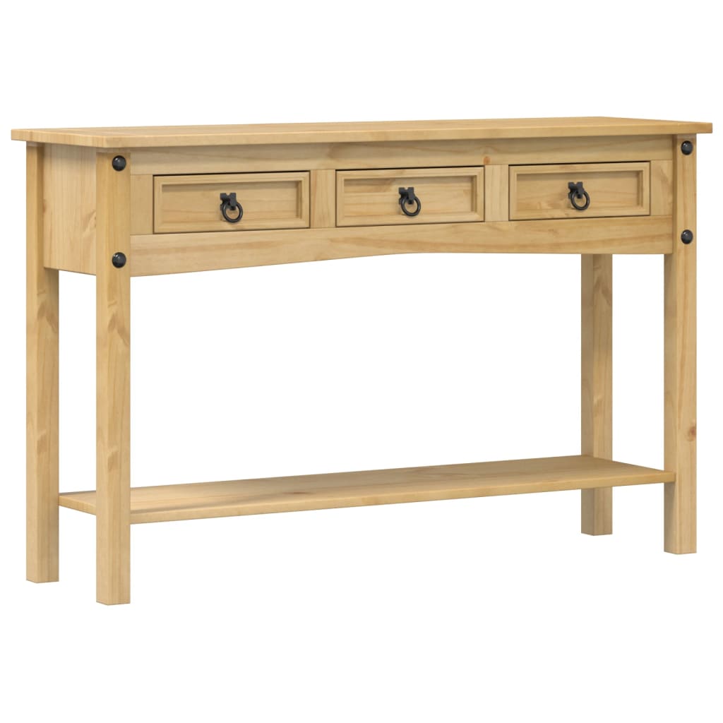Tavolo Consolle "Corona" 114x34,5x73 cm in Legno Massello di Pino