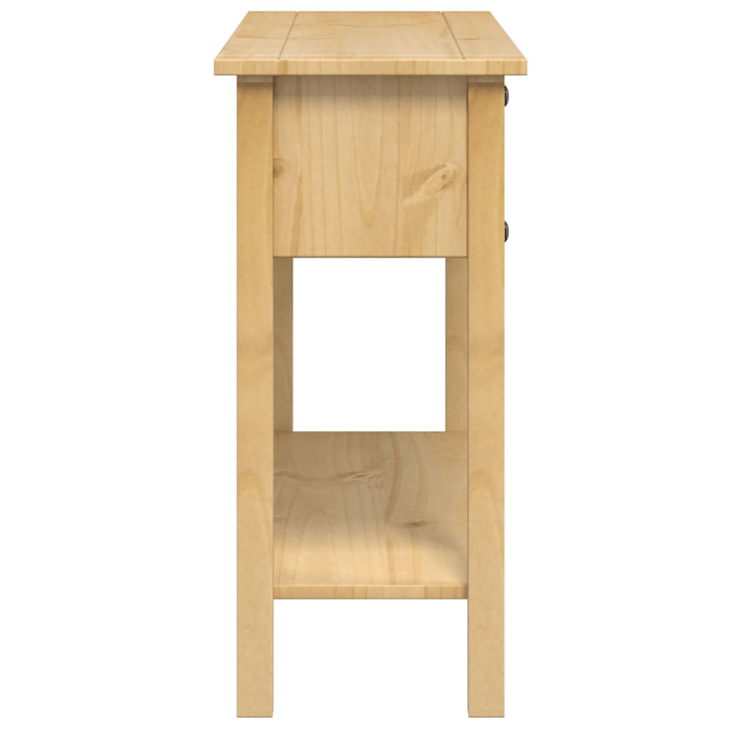 Tavolo Consolle "Corona" 114x34,5x73 cm in Legno Massello di Pino