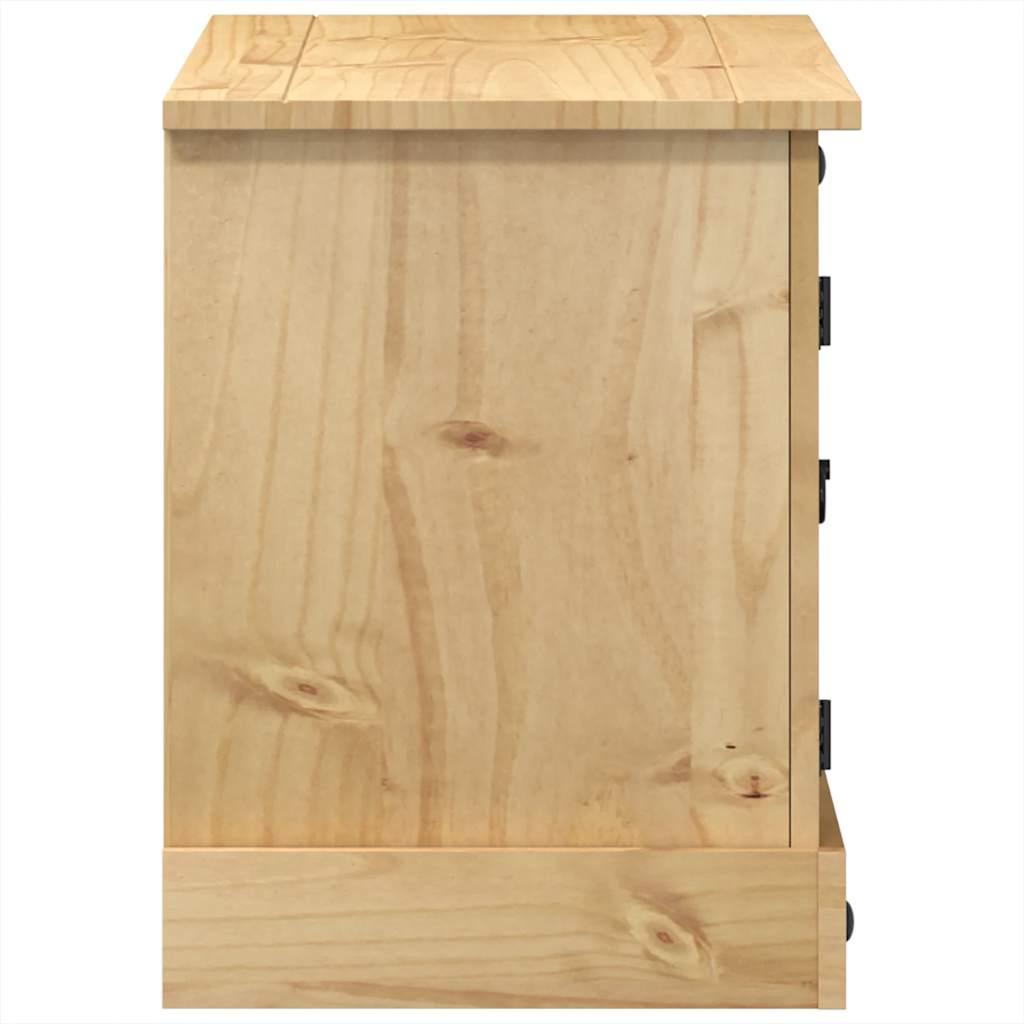 Mobile Porta TV Corona 100x40x52 cm in Legno Massello di Pino