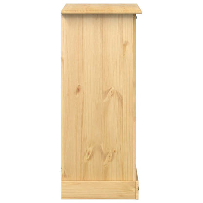 Cassettiera Corona 92x48x114 cm in Legno Massello di Pino