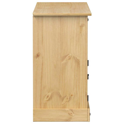 Credenza Corona 112x40x75 cm in Legno Massello di Pino