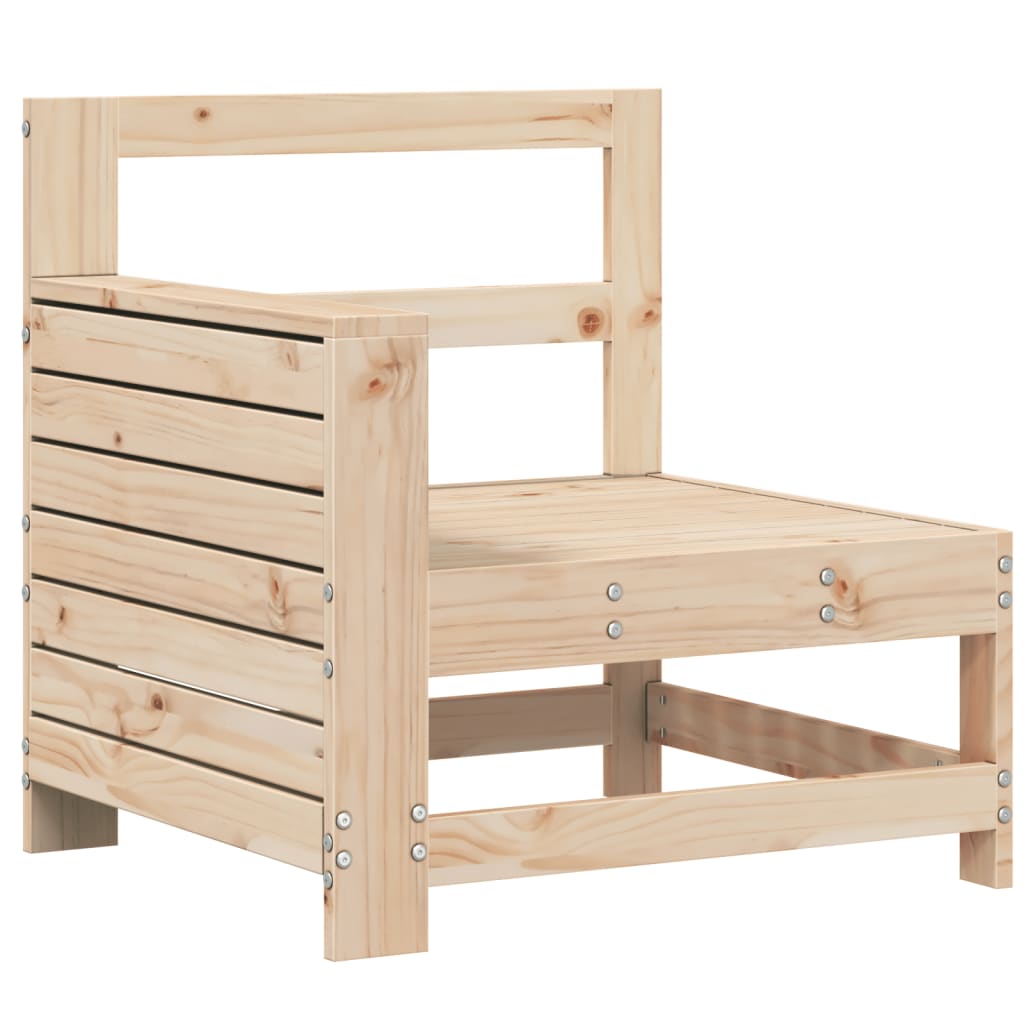 Set Divani da Giardino 7 pz in Legno Massello di Pino