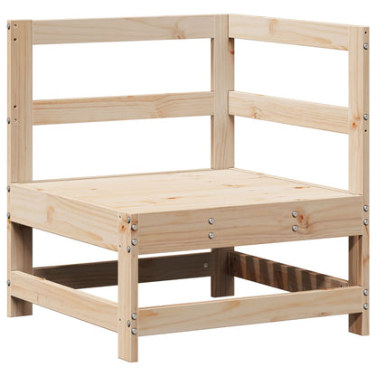 Set Divani da Giardino 3 pz in Legno Massello di Pino