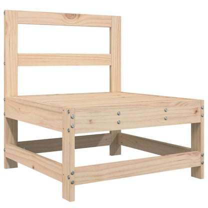 Set Divani da Giardino 7 pz in Legno Massello di Pino