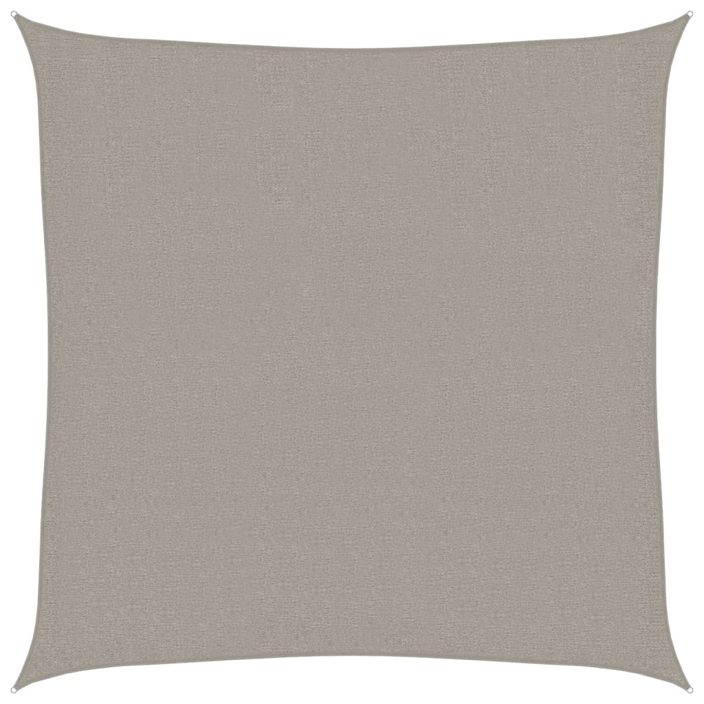 Vela Parasole 160 g/mÂ² Quadrata Grigio Chiaro 2x2 m in HDPE
