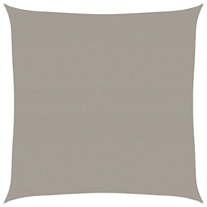 Vela Parasole 160 g/mÂ² Quadrata Grigio Chiaro 4x4 m in HDPE