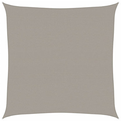 Vela Parasole 160 g/mÂ² Quadrata Grigio Chiaro 5x5 m in HDPE