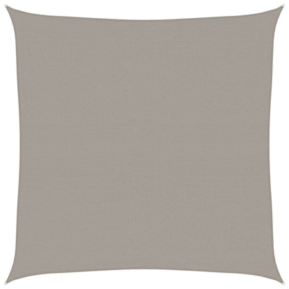 Vela Parasole 160 g/mÂ² Quadrata Grigio Chiaro 6x6 m in HDPE