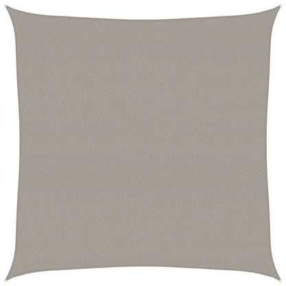Vela Parasole 160 g/mÃ‚Â² Quadrata Grigio Chiaro 7x7 m in HDPE