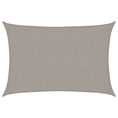Vela Parasole 160 g/mÂ² Rettangolare Grigio Chiaro 2x2,5 m HDPE