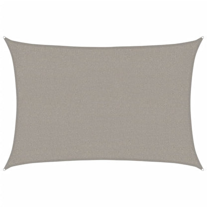 Vela Parasole 160 g/mÃ‚Â² Rettangolare Grigio Chiaro 2x3 m in HDPE