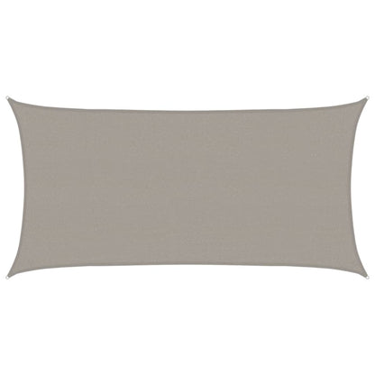 Vela Parasole 160 g/mÃ‚Â² Rettangolare Grigio Chiaro 2x3,5 m HDPE