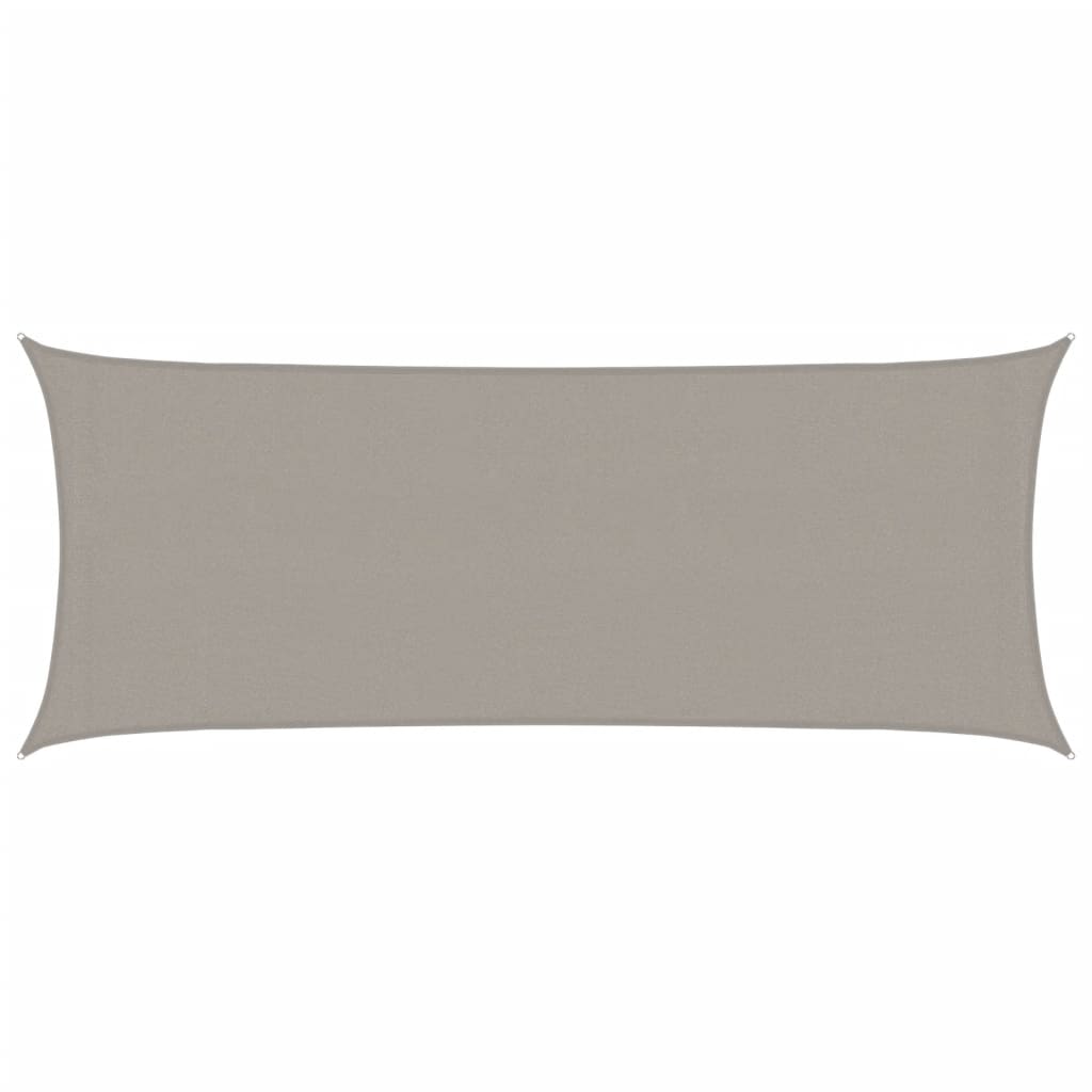 Vela Parasole 160 g/mÂ² Rettangolare Grigio Chiaro 2x4,5 m HDPE