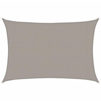 Vela Parasole 160 g/mÃ‚Â² Rettangolare Grigio Chiaro 3x4,5 m HDPE