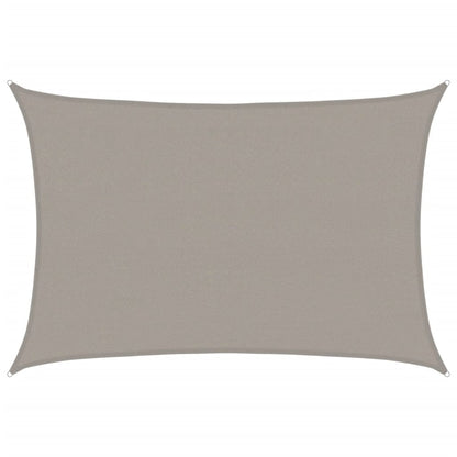Vela Parasole 160 g/mÂ² Rettangolare Grigio Chiaro 4x5 m in HDPE