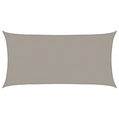 Vela Parasole 160 g/mÂ² Rettangolare Grigio Chiaro 4x7 m in HDPE