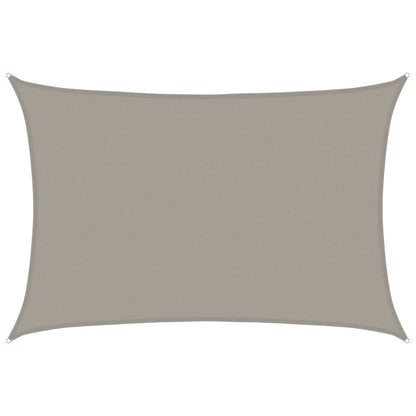 Vela Parasole 160 g/mÂ² Rettangolare Grigio Chiaro 5x6 m in HDPE