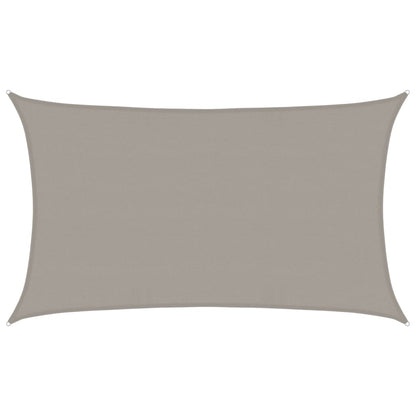Vela Parasole 160 g/mÂ² Rettangolare Grigio Chiaro 5x8 m in HDPE
