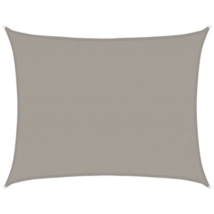 Vela Parasole 160 g/mÂ² Rettangolare Grigio Chiaro 6x7 m in HDPE