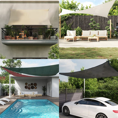 Vela Parasole 160 g/mÂ² Triangolare 5x6x6 m in HDPE