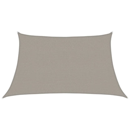 Vela Parasole 160 g/mÂ² Trapezio Grigio Chiaro 3/4x2 m in HDPE