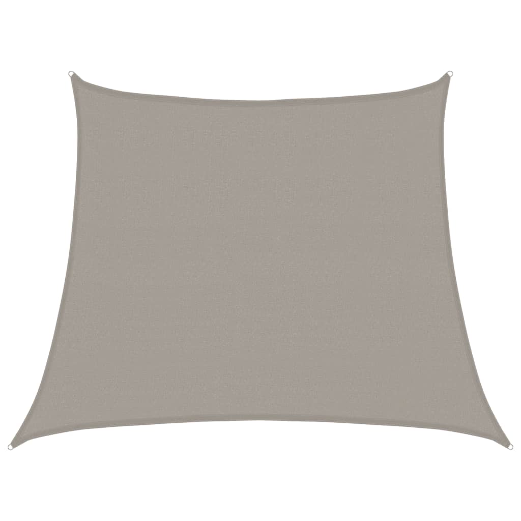 Vela Parasole 160 g/mÂ² Trapezio Grigio Chiaro 3/4x3 m in HDPE