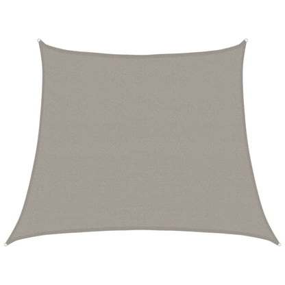 Vela Parasole 160 g/mÂ² Trapezio Grigio Chiaro 3/4x3 m in HDPE