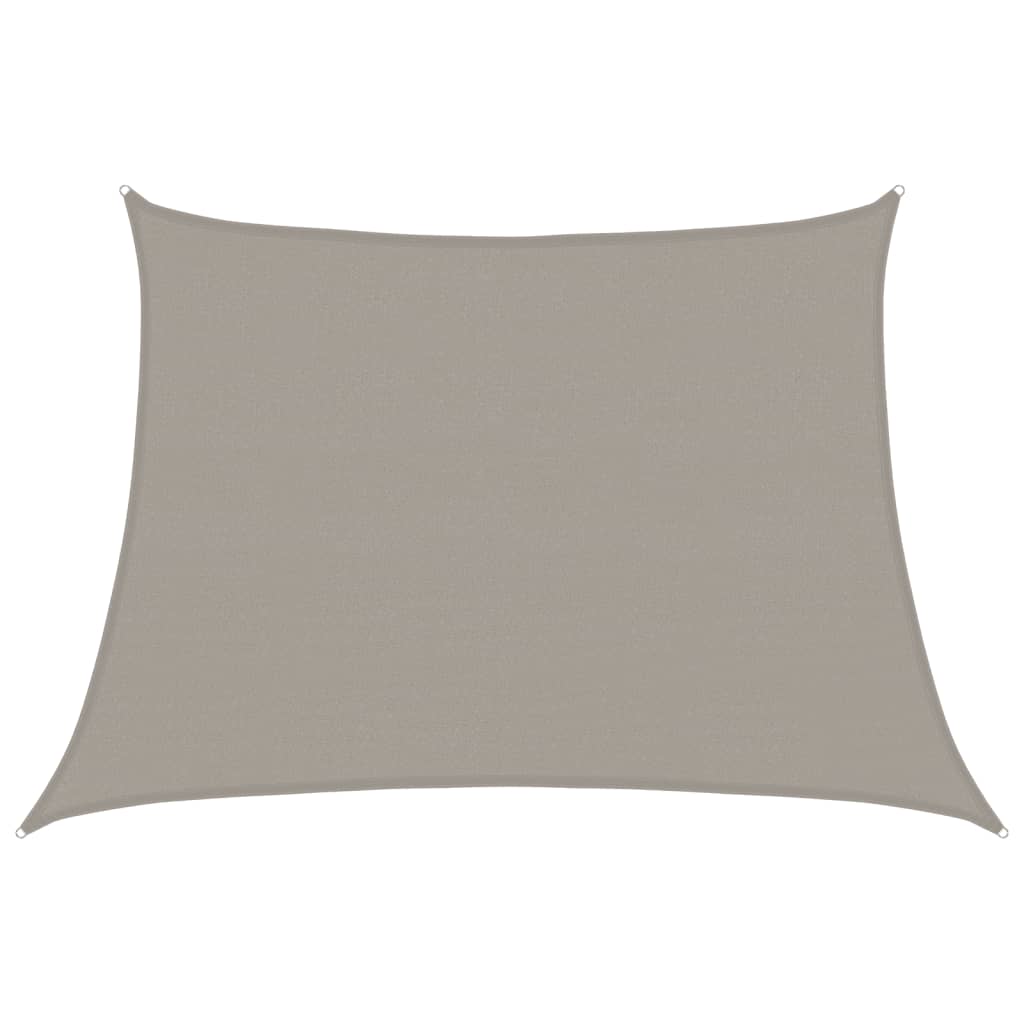 Vela Parasole 160 g/mÂ² Trapezio Grigio Chiaro 4/5x3 m in HDPE