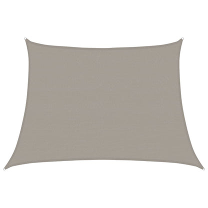 Vela Parasole 160 g/mÂ² Trapezio Grigio Chiaro 4/5x3 m in HDPE