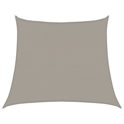 Vela Parasole 160 g/m² Trapezio Grigio Chiaro 4/5x4 m in HDPE