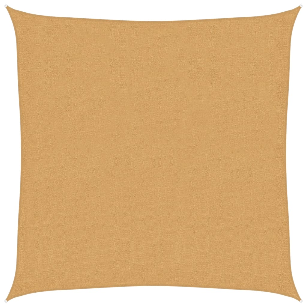 Vela Parasole 160 g/mÂ² Quadrata Sabbia 2,5x2,5 m in HDPE